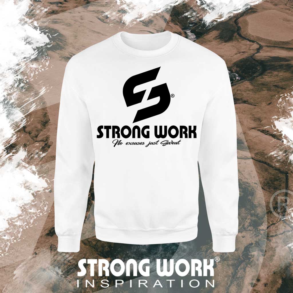 SWEAT-SHIRT EN COTON BIO I DON'T HAVE TIME FOR REGRETS JUST FOR WORKOUT POUR FEMME - SPORTSWEAR ECO-RESPONSABLE