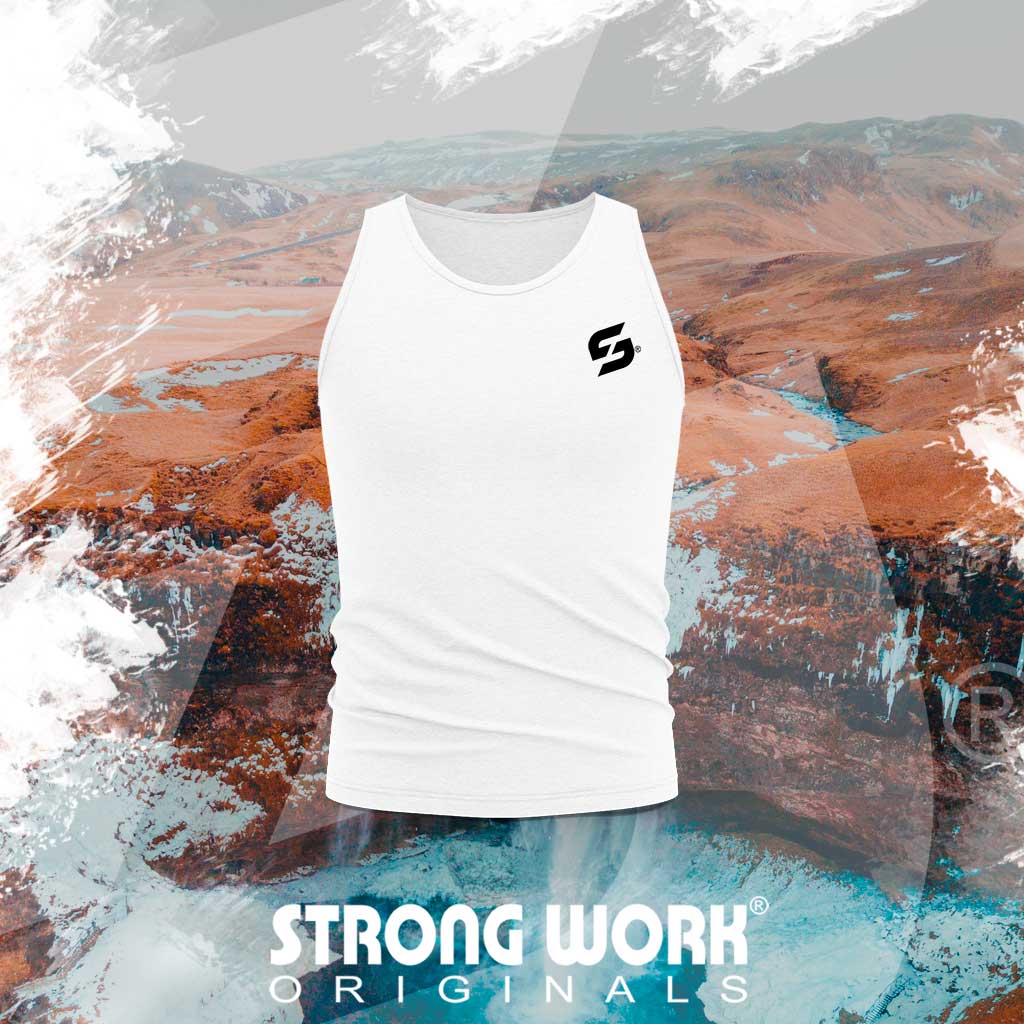 DEBARDEUR EN COTON BIO STRONG WORK NEW CLASSIC POUR FEMME - VETEMENT DE SPORT ECO-RESPONSABLE