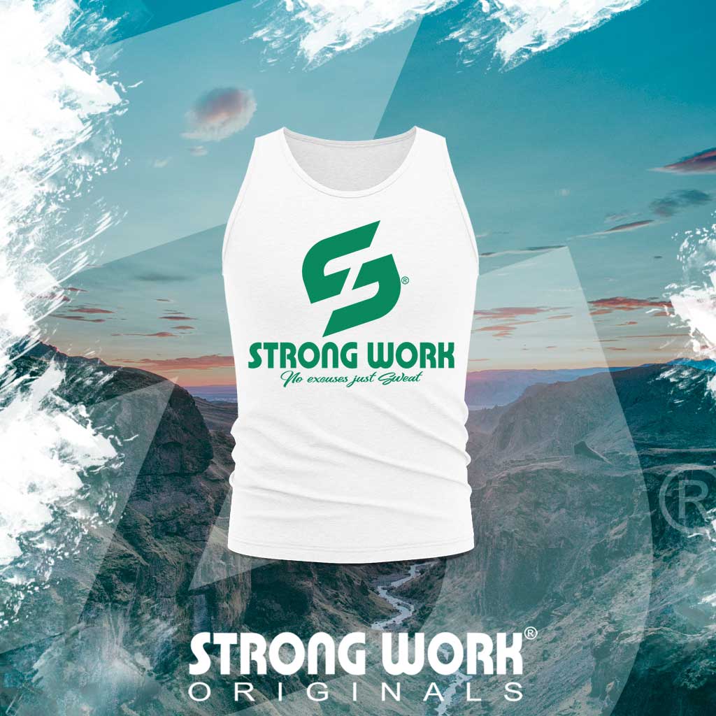 STRONG WORK SPORTSWEAR - Débardeur coton bio Strong Work Originals GREEN EDITION Femme