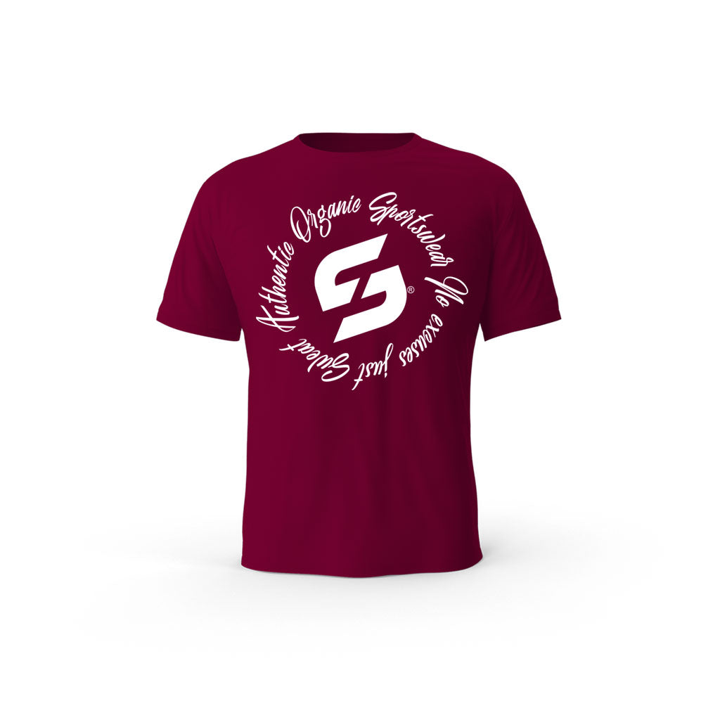 T-SHIRT-COTON-BIO-STRONG-WORK-AUTHENTIC-BORDEAUX-HOMME