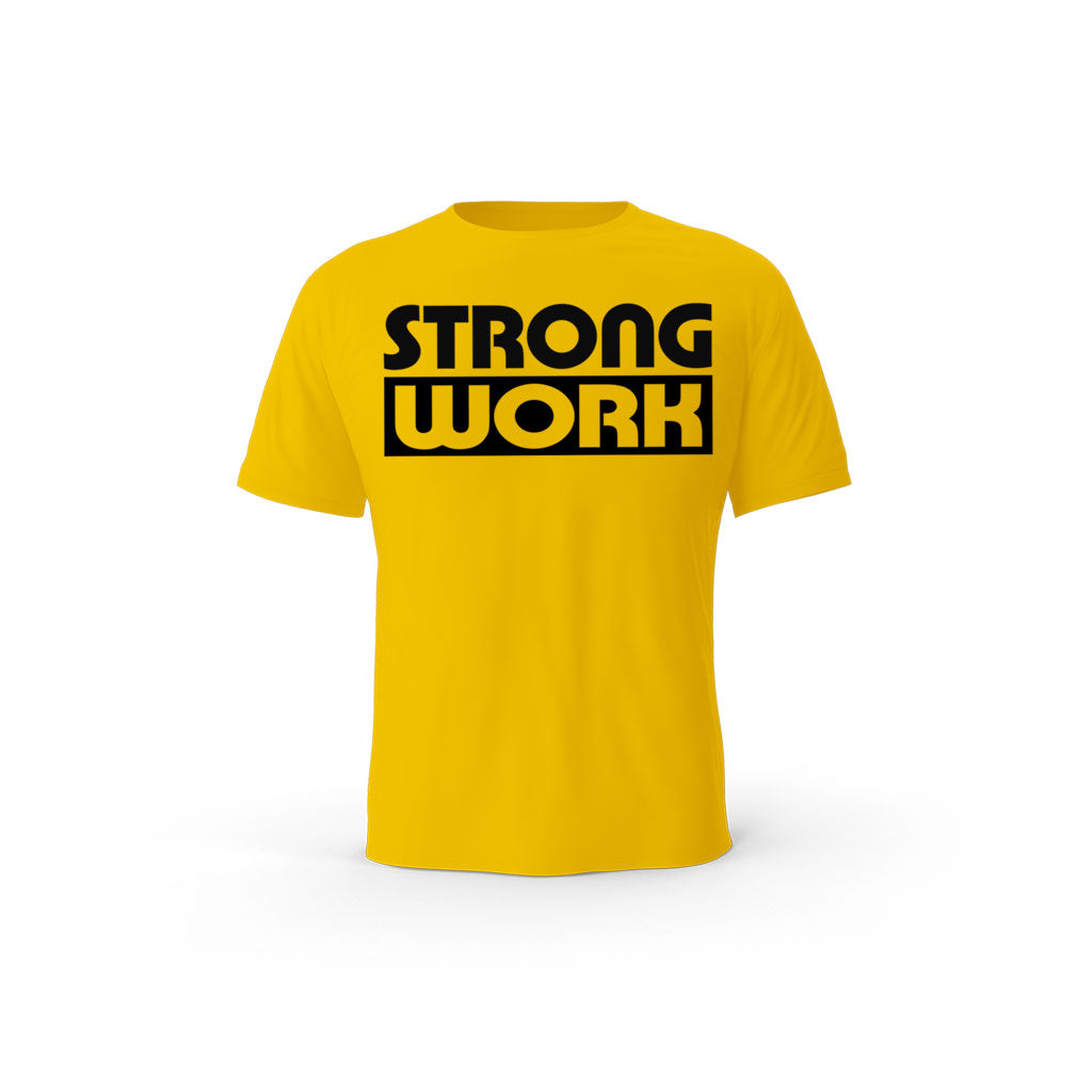 T-Shirt coton bio Strong Impact Femme - JAUNE SPECTRA