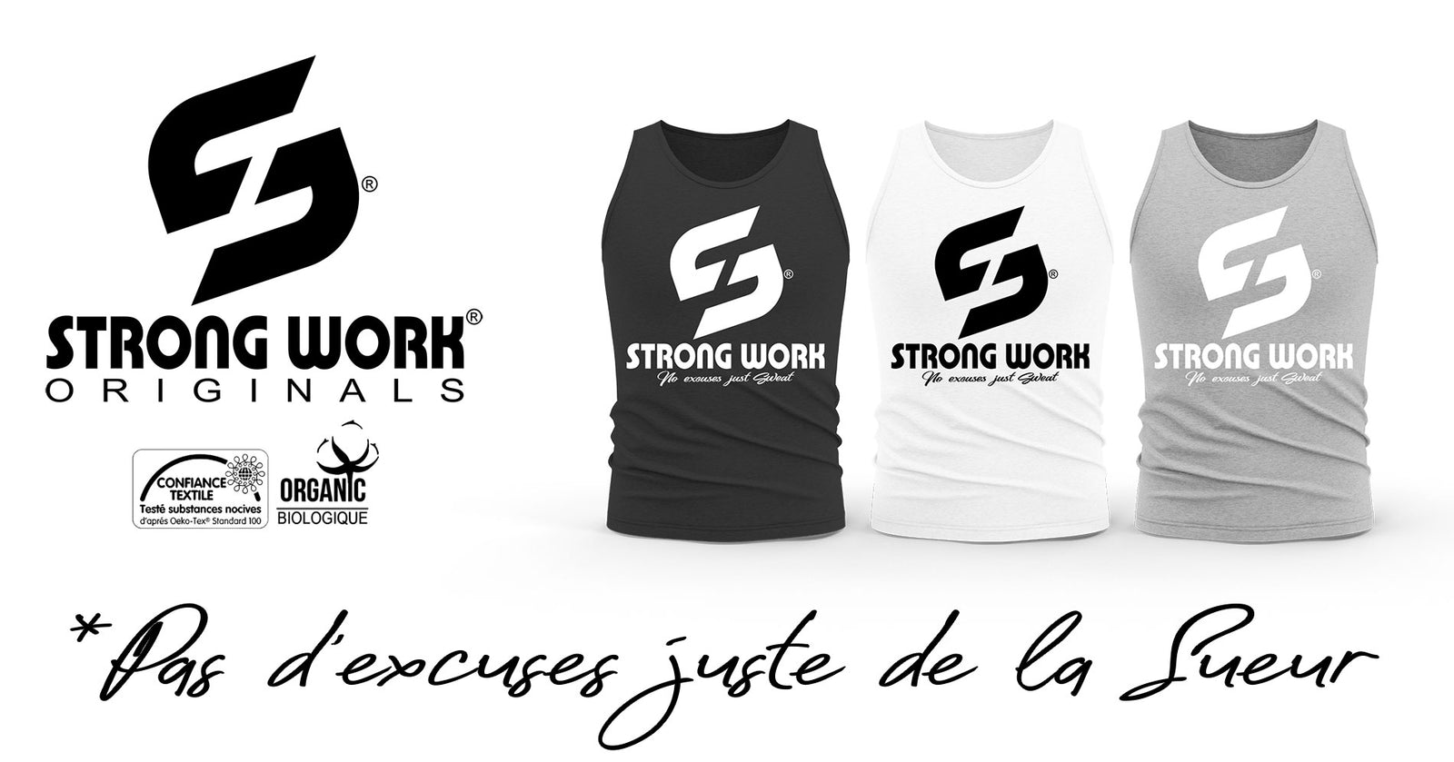DEBARDEURS STRONG WORK HOMME ET FEMME