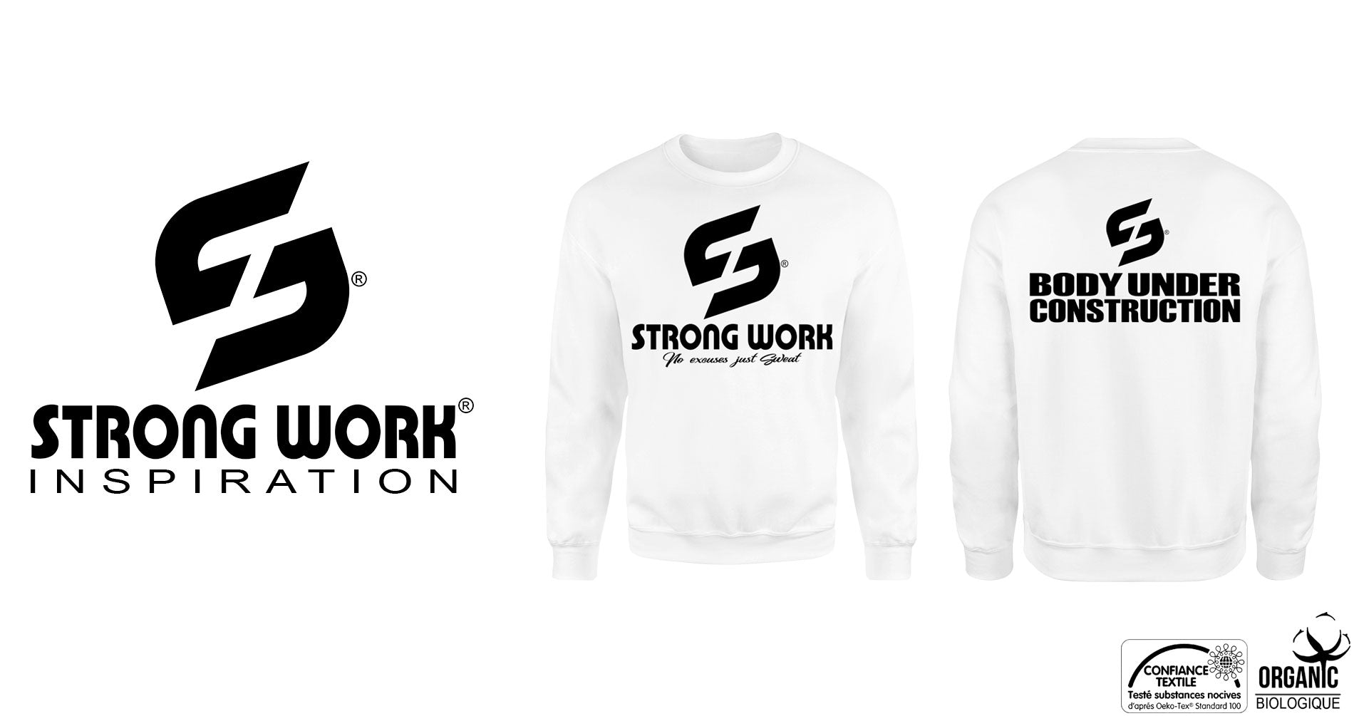 SWEAT-SHIRTS HOMME STRONG WORK INSPIRATION