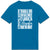 T-Shirt coton bio Strong Work "TRAVAILLE DUR EN SILENCE "LOGO BLANC"