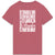 T-Shirt coton bio Strong Work "TRAVAILLE DUR EN SILENCE "LOGO BLANC"