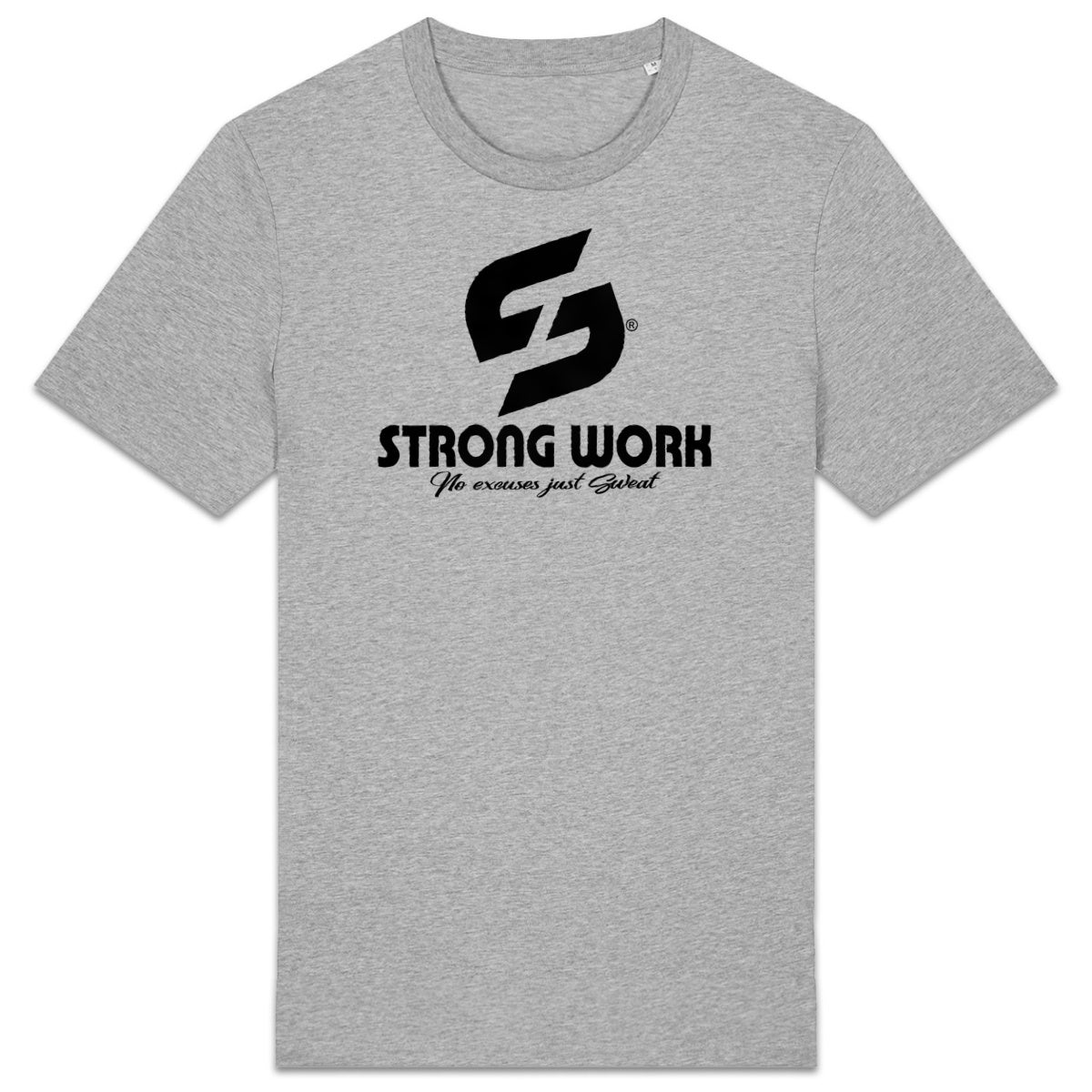 T-Shirt coton bio Strong Work "TRAVAILLE DUR EN SILENCE