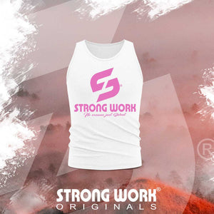 STRONG WORK SPORTSWEAR - Débardeur coton bio Strong Work Originals PINK EDITION Femme