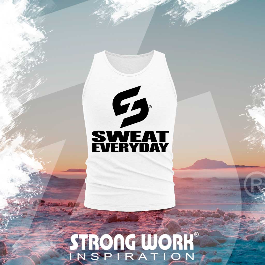 DEBARDEUR EN COTON BIO STRONG WORK SWEAT EVERYDAY POUR FEMME - TENUE DE SPORT ECO-RESPONSABLE
