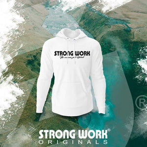 Sweat-Shirt à capuche coton bio Strong Work Intensity Femme