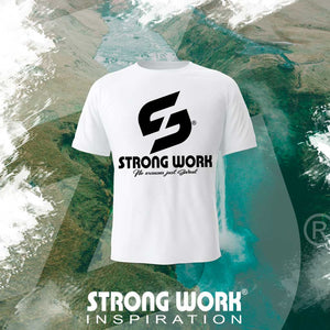 T-SHIRT EN COTON BIO STRONG WORK CROSSOVER POUR HOMME - SPORTSWEAR ECO-RESPONSABLE