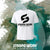 T-SHIRT EN COTON BIO STRONG WORK NO PAIN NO GAIN NO BOOTY POUR FEMME - TENUE DE SPORT ECO-RESPONSABLE
