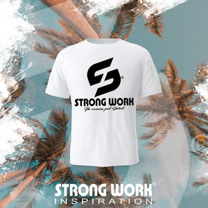 T-SHIRT EN COTON BIO STRONG WORK AUTHENTIC POUR HOMME - VETEMENT DE SPORT ECO-RESPONSABLE