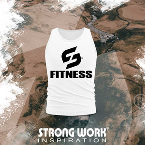 DEBARDEUR EN COTON BIO STRONG WORK FITNESS POUR HOMME - SPORTSWEAR ECO-RESPONSABLE