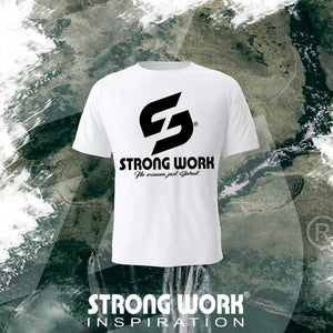 T-SHIRT EN COTON BIO STRONG WORK VENI VIDI VICI POUR HOMME - VETEMENT DE SPORT ECO-RESPONSABLE