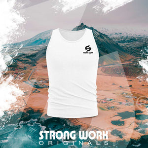 DEBARDEUR EN COTON BIO STRONG WORK CLASSIC POUR HOMME - SPORTSWEAR ECO-RESPONSABLE