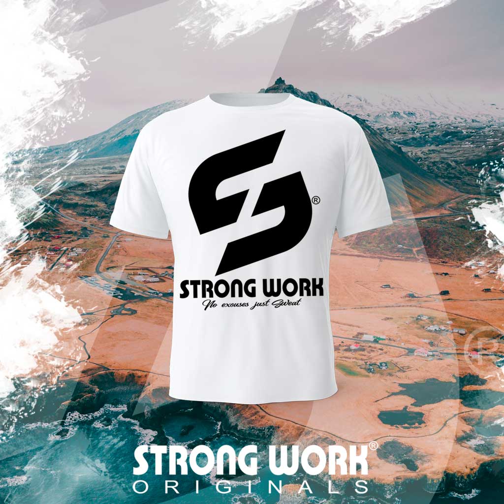 T-SHIRT EN COTON BIO STRONG WORK SENSATION POUR FEMME - VETEMENT DE SPORT ECO-RESPONSABLE