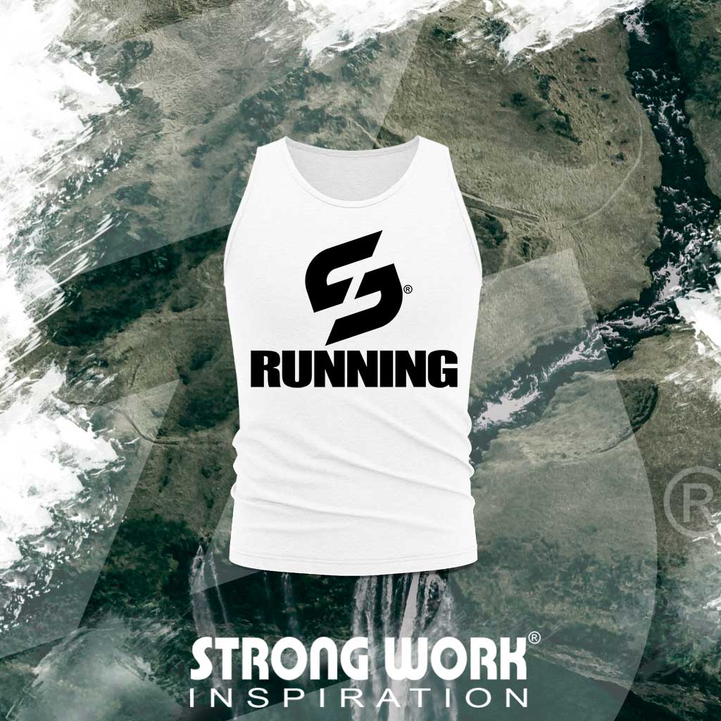 DEBARDEUR EN COTON BIO STRONG WORK RUNNING POUR FEMME - SPORTSWEAR ECO-RESPONSABLE