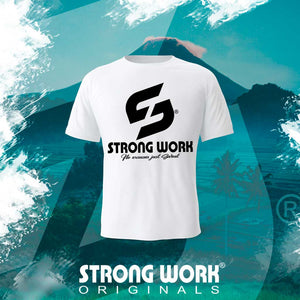 STRONG WORK SPORTSWEAR - T-Shirt coton bio Strong Work Legend Homme - T-Shirt blanc