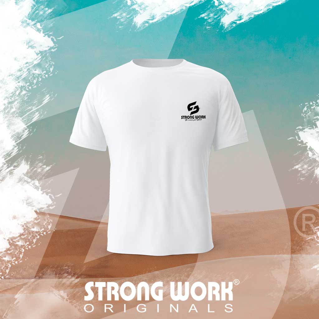 T-SHIRT EN COTON BIO STRONG WORK CLASSIC POUR HOMME - SPORTSWEAR ECO-RESPONSABLE