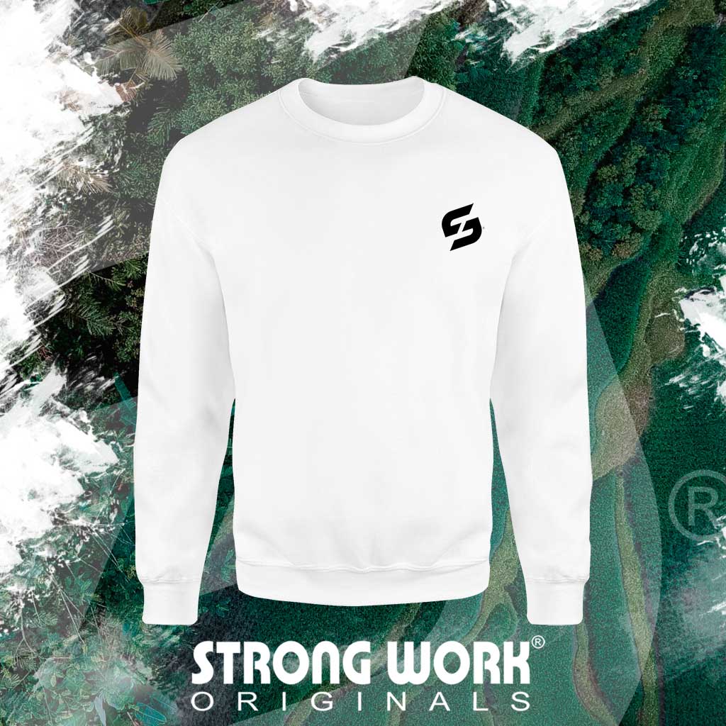 Sweat-Shirt coton bio Strong Work New Classic Homme