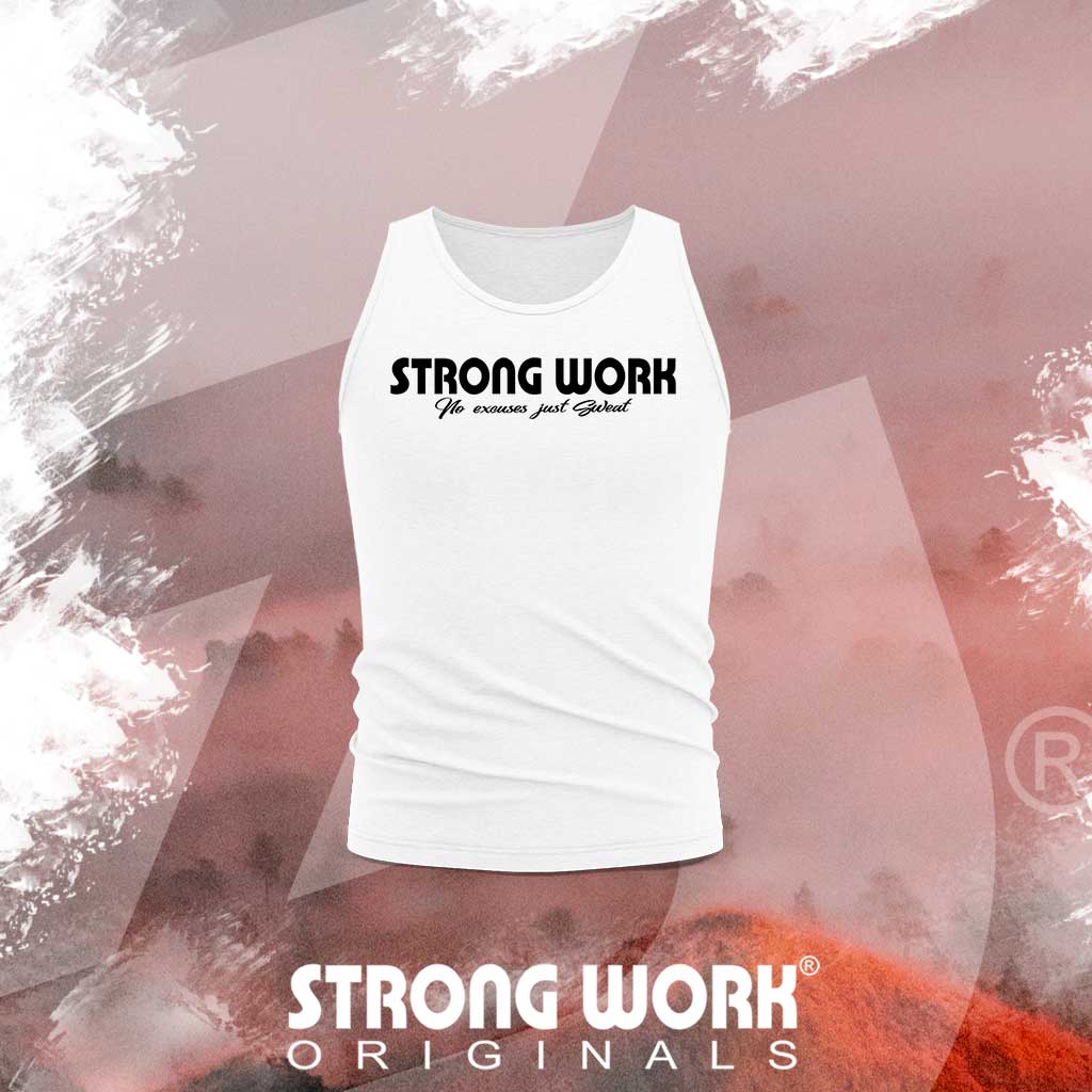 DEBARDEUR EN COTON BIO STRONG WORK INTENSITY POUR FEMME - TENUE DE SPORT ECO-RESPONSABLE