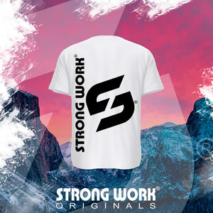 T-SHIRT EN COTON BIO STRONG WORK EVOLUTION POUR HOMME - SPORTSWEAR ECO-RESPONSABLE