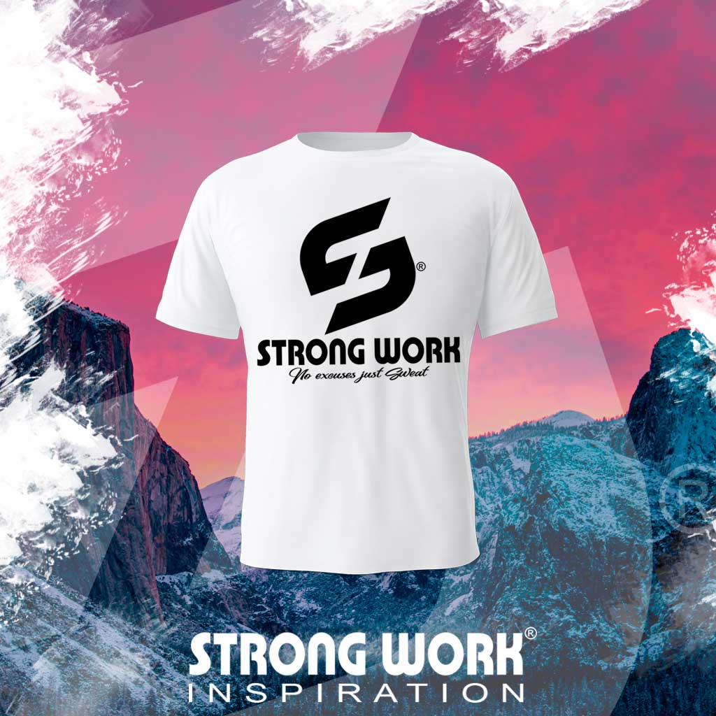 T-SHIRT EN COTON BIO STRONG WORK ONE MORE POUR FEMME - VETEMENT DE SPORT ECO-RESPONSABLE