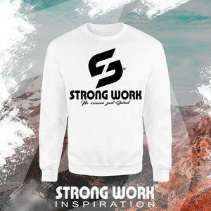 SWEAT-SHIRT EN COTON BIO STRONG WORK EVERYDAY IS TRAINING DAY POUR HOMME - VETEMENT DE SPORT ECO-RESPONSABLE