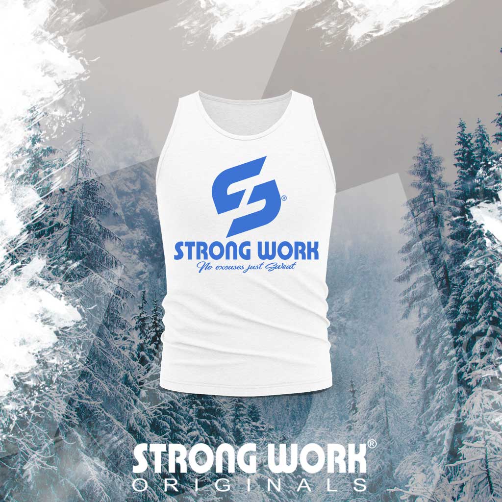 STRONG WORK SPORTSWEAR - Débardeur coton bio Strong Work Originals BLUE EDITION Femme