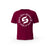 T-SHIRT-COTON-BIO-STRONG-WORK-AUTHENTIC-BORDEAUX-HOMME