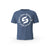 T-SHIRT-COTON-BIO-STRONG-WORK-AUTHENTIC-INDIGO-HOMME
