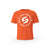 T-SHIRT-COTON-BIO-STRONG-WORK-AUTHENTIC-ORANGE-HOMME