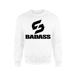 SWEAT-SHIRT-COTON-BIO-STRONG-WORK-BADASS-BLANC-HOMME