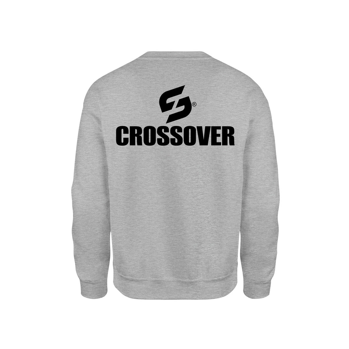 SWEAT-SHIRT-COTON-BIO-STRONG-WORK-CROSSOVER-GRIS-CHINE-DOS-FEMME