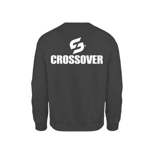 SWEAT-SHIRT-COTON-BIO-STRONG-WORK-CROSSOVER-NOIR-DOS-FEMME