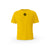 T-SHIRT-COTON-BIO-STRONG-WORK-CRUCIAL-JAUNE-HOMME