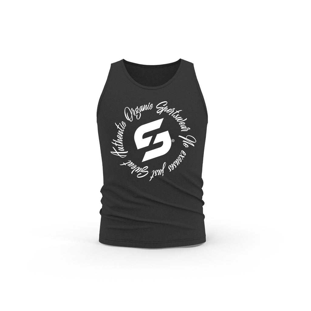 Débardeur coton bio Strong Work AUTHENTIC Homme - NOIR