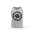 Débardeur coton bio Strong Work NO EXCUSES JUST SWEAT BLACK EDITION Femme - GRIS