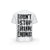 T-SHIRT- COTON-BIO-STRONG-WORK-DON-T-STOP-RUNNING-GRUNGE-BLANC-DOS-FEMME
