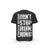 T-SHIRT- COTON-BIO-STRONG-WORK-DON-T-STOP-RUNNING-GRUNGE-NOIR-DOS-FEMME