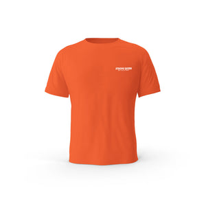 T-SHIRT-COTON-BIO-STRONG-WORK-ELITE-ORANGE-FEMME