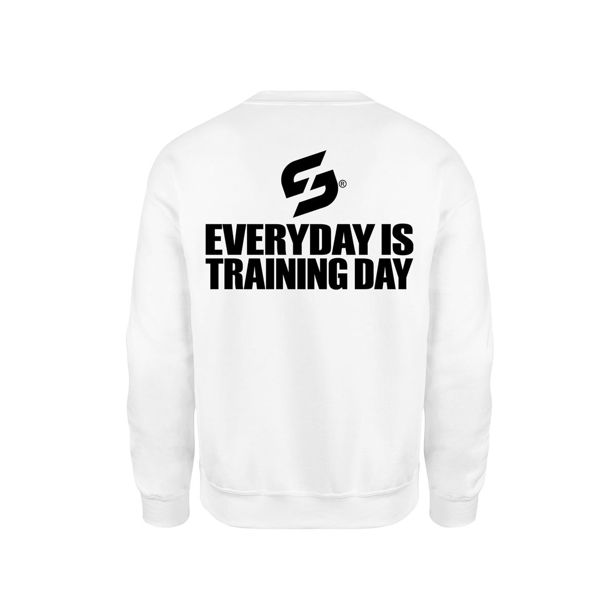 SWEAT-SHIRT-COTON-BIO-STRONG-WORK-EVERYDAY-IS-TRAINING-DAY-BLANC-DOS-FEMME