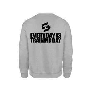 SWEAT-SHIRT-COTON-BIO-STRONG-WORK-EVERYDAY-IS-TRAINING-DAY-GRIS-CHINE-DOS-FEMME