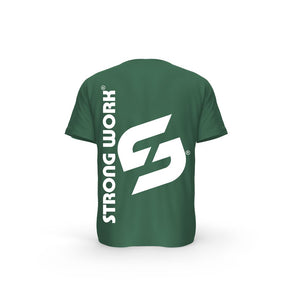 t-shirt dos vert strong work Evolution pour Homme