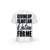 T-SHIRT- COTON-BIO-STRONG-WORK-GIVING-UP-IS-NOT-AN-OPTION-FOR-ME-BLANC-DOS-FEMME