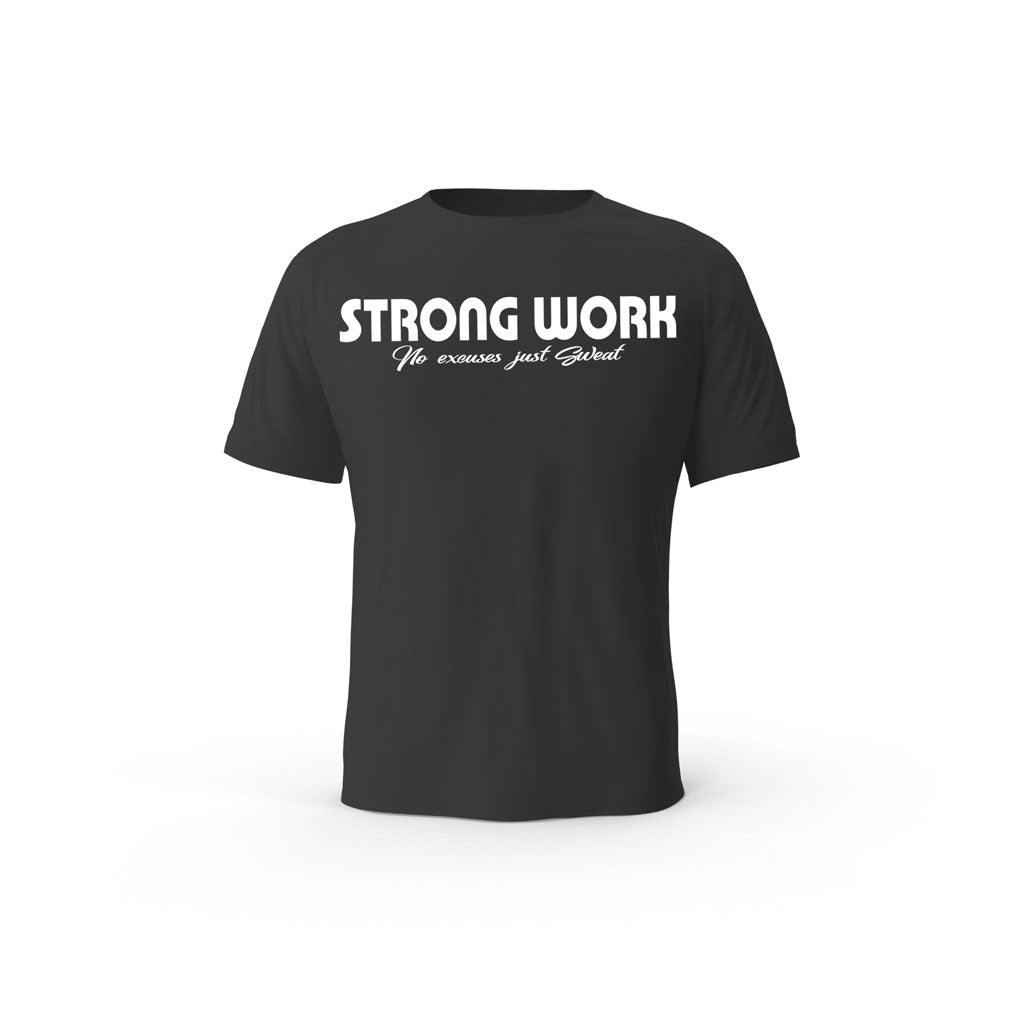 T-Shirt coton bio Strong Work Intensity Femme - BLACK