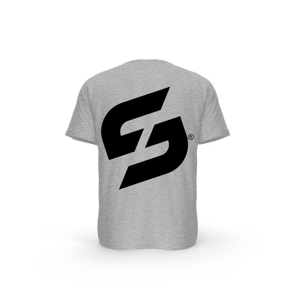 STRONG WORK SPORTSWEAR - T-Shirt coton bio Strong Work Legend Homme - T-Shirt gris chiné - VUE DOS