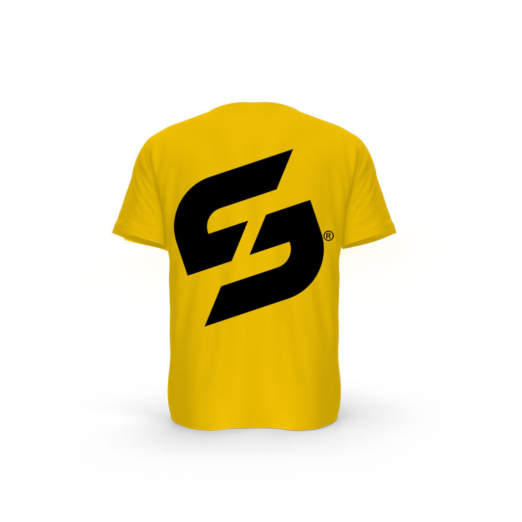 STRONG WORK SPORTSWEAR - T-Shirt coton bio Strong Work Legend Homme - T-Shirt jaune - VUE DOS