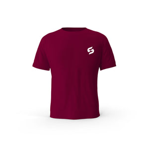 T-Shirt coton bio Strong Work New Classic Homme - BORDEAUX