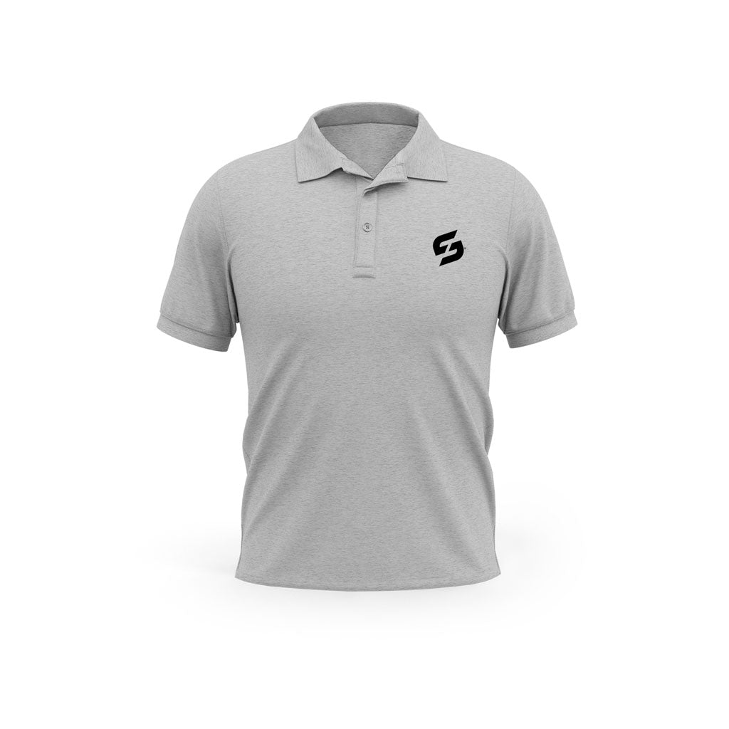 Polo gris chiné Strong Work Classic pour Femme